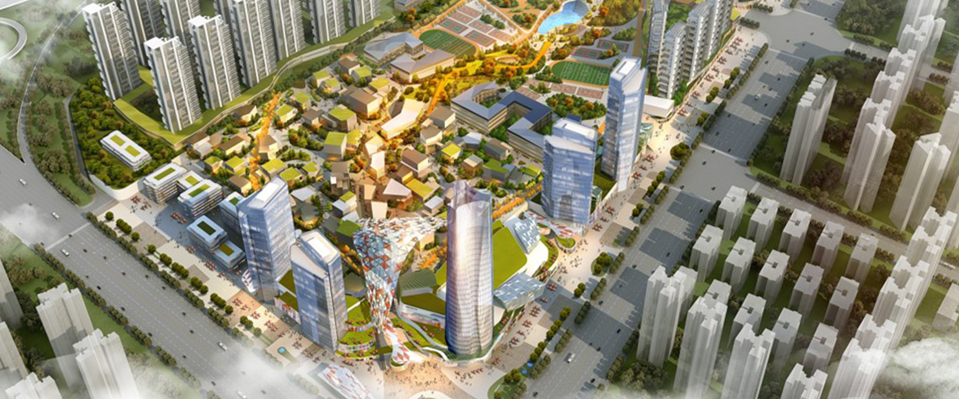 Vanke Nanning Pingle Boulevard Masterplanning & Concept Design